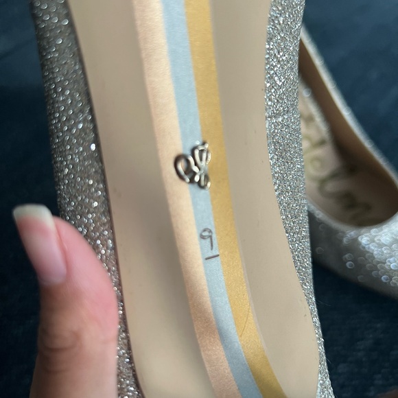 Sam Edelman Danna pointed toe pump Women’s Size 9 Gold Mesh - Picture 7 of 7